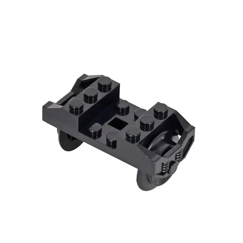 

MOC City Creative Idea Train Base Wheel Carriage Building Blocks Bricks Assembled DIY Toys for Kids Christmas Gifts Train Pulley Set