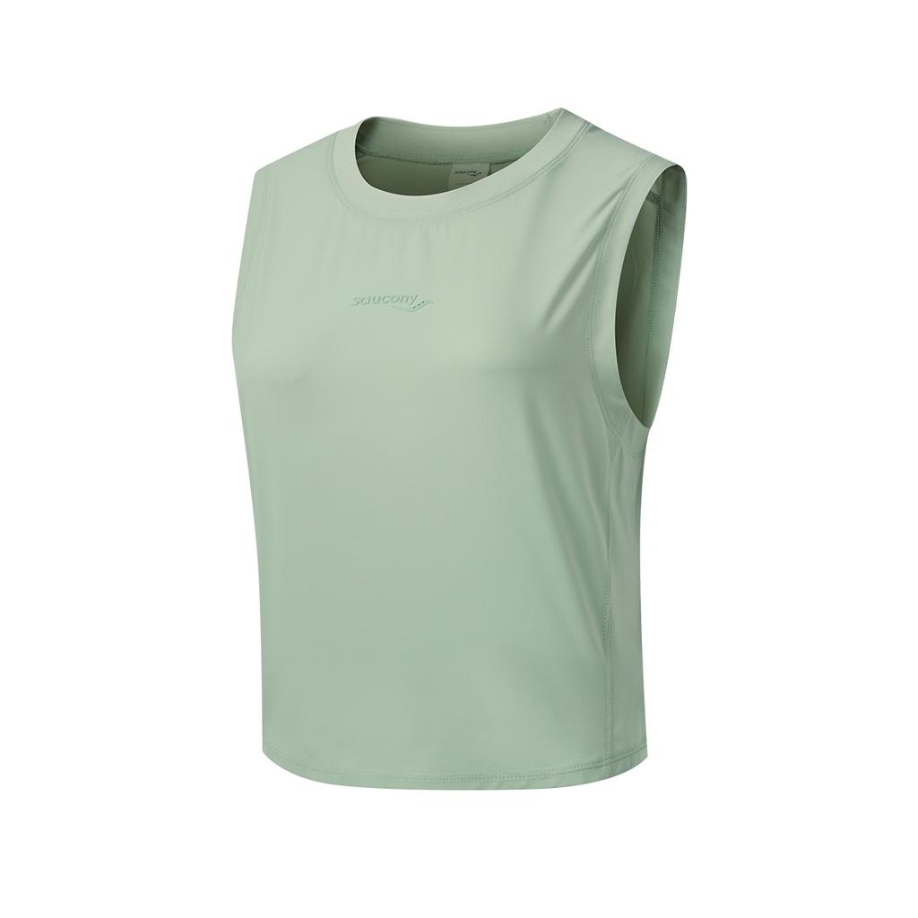 SAUCONY Fashion Comfortable Soft Skin-Friendly Round Neck Vest Women Tops SA1250TK71L-GE192