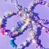 [Bead Strap]_Colorful Rainbow Dream Keyring