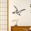 Vintage Pterosaur Metal Wall Art Rustproof Dinosaur Decor Kids Room Holiday Gift