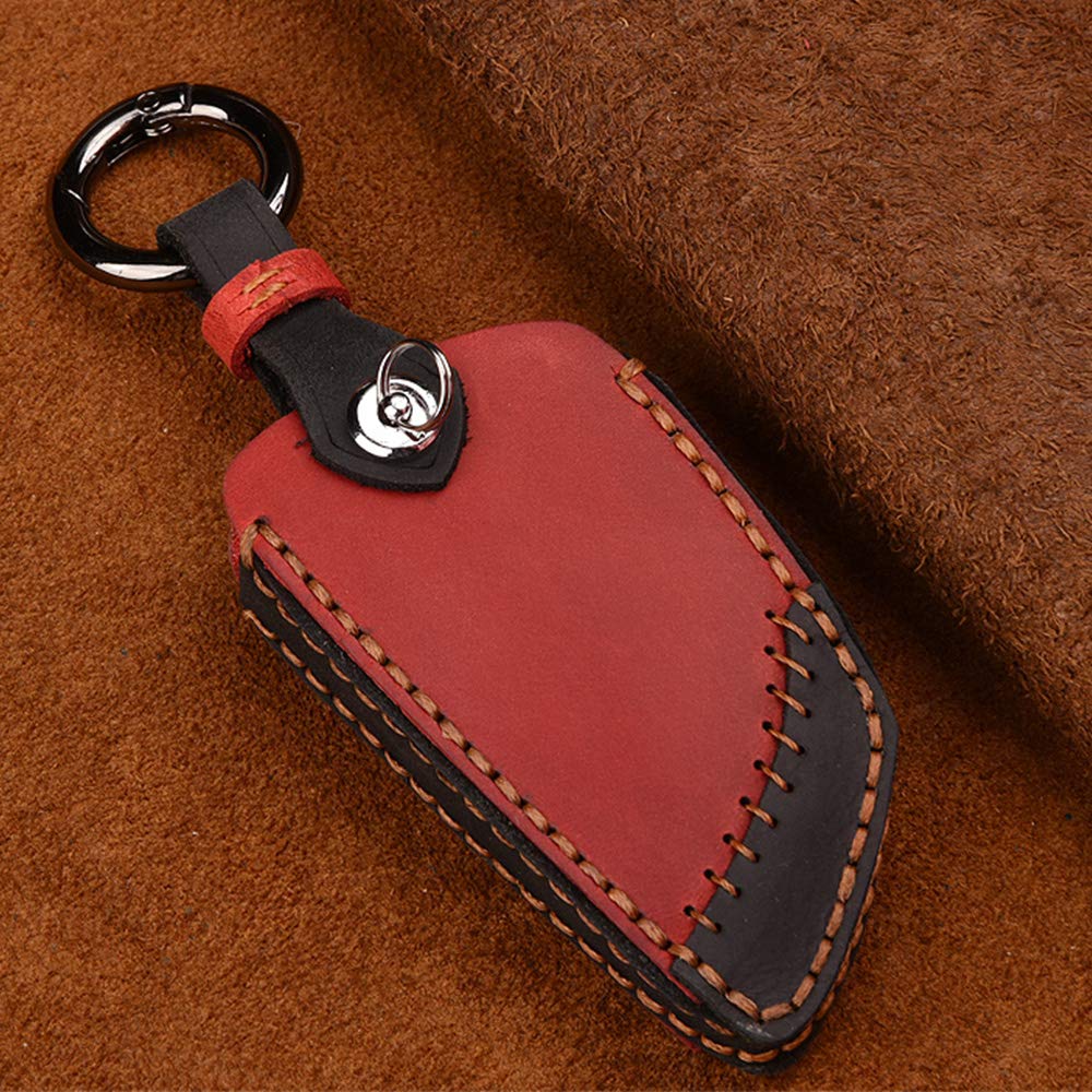 [BOYOUS] Genuine leather smart key case for BMW Mazda smart