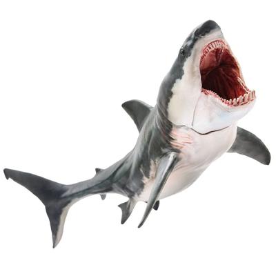 PNSO Prähistorisches Tiermodell: Megalodon Patton (Großer Weißer Hai) 6,2-Zoll Urzeitliches Seeungeheuer Spielzeug