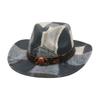Vintage High-End Peach Heart Cowboy Hat Jazz Hat Jazz Top Hat
