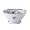 Nishikai Pottery White Rice Bowl, 12cm, Hasami Ware, Kotohogi, Turtle Design, 18196