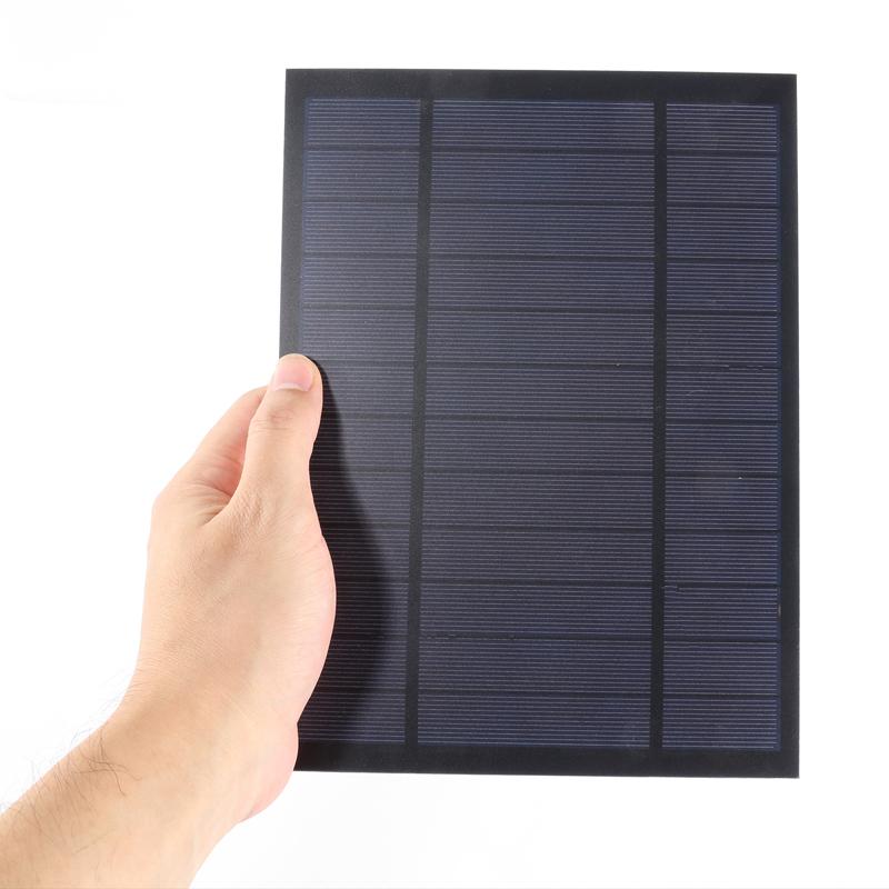 6V 9V 18V Solar Panel Outdoor DIY Battery Charger Portable 2W 6W 10W Solar Cell USB Power Bank for Mobile Phone Hiking Camping