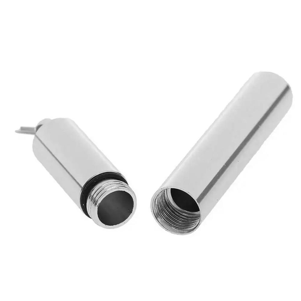 Portable Toothpick Box with Keychain Metal Toothpick Holder for Outdoor Travel Multi Functional Toothpick Bottle 4