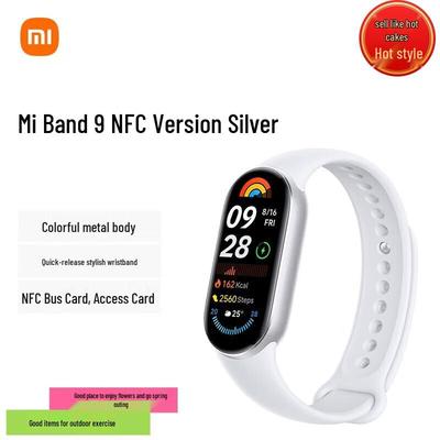 Xiaomi Smart Band 9 NFC Edition mit Herzfrequenz, SpO2 und DIY-Zifferblättern (CN-Version)
