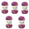 5Rolls Soft Dyed Acrylic Yarn 50grams Per Roll for Knitting Sweater Scarves Hat Blankets Baby Clothes Home Decoration