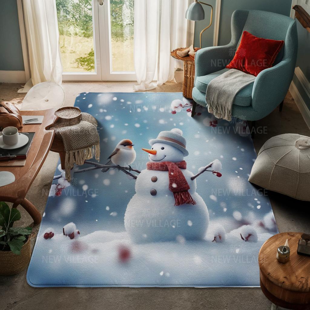 Koberec ke vchodu do domu Rohožka ke dveřím do domu Obývací pokoj Vana Koupelna Protiskluzové koberce s absorpcí vody vana Veselé Vánoce zima