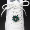 Luxurious Rhinestones Shoe Decoration Clips Colorful Gems Shoe Charms Pearl Sneaker Shoelaces Diamond Buckles Shoes Accesories