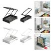 92MF Foldable Kitchen Sink Rack with Tray Soap Sponge Towel Holder Storage