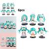 Hatsune Miku Chibi Pvc Figures Pack With Assembly For Collectors And Gift