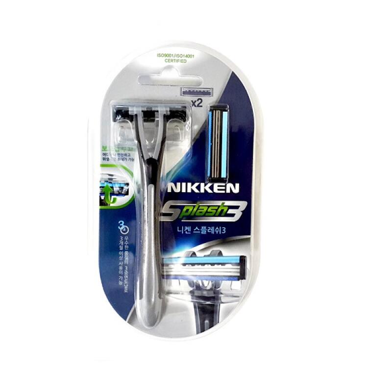 [0569] NIKKEN Splash 3 Men s Refillable Block Razor