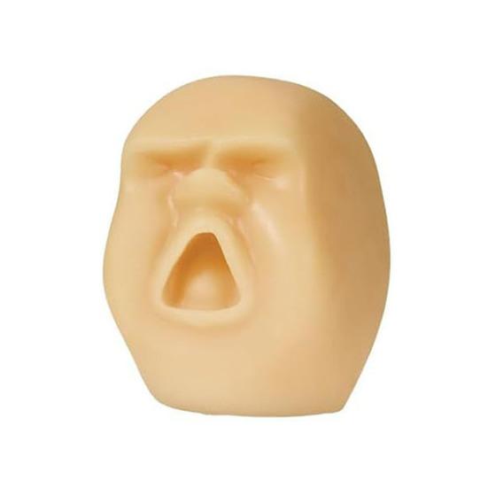 Human Face Squeeze Toy Anxiety Stress Relief Realistic Head Pinch Sensory Toy Teens Adults Soft TPR Calming Face Fidget Toy