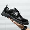 Fashion Casual Leather Shoes for Men British High End Business Formal Casual Student Suits Work Groomsmen Wedding Shoes