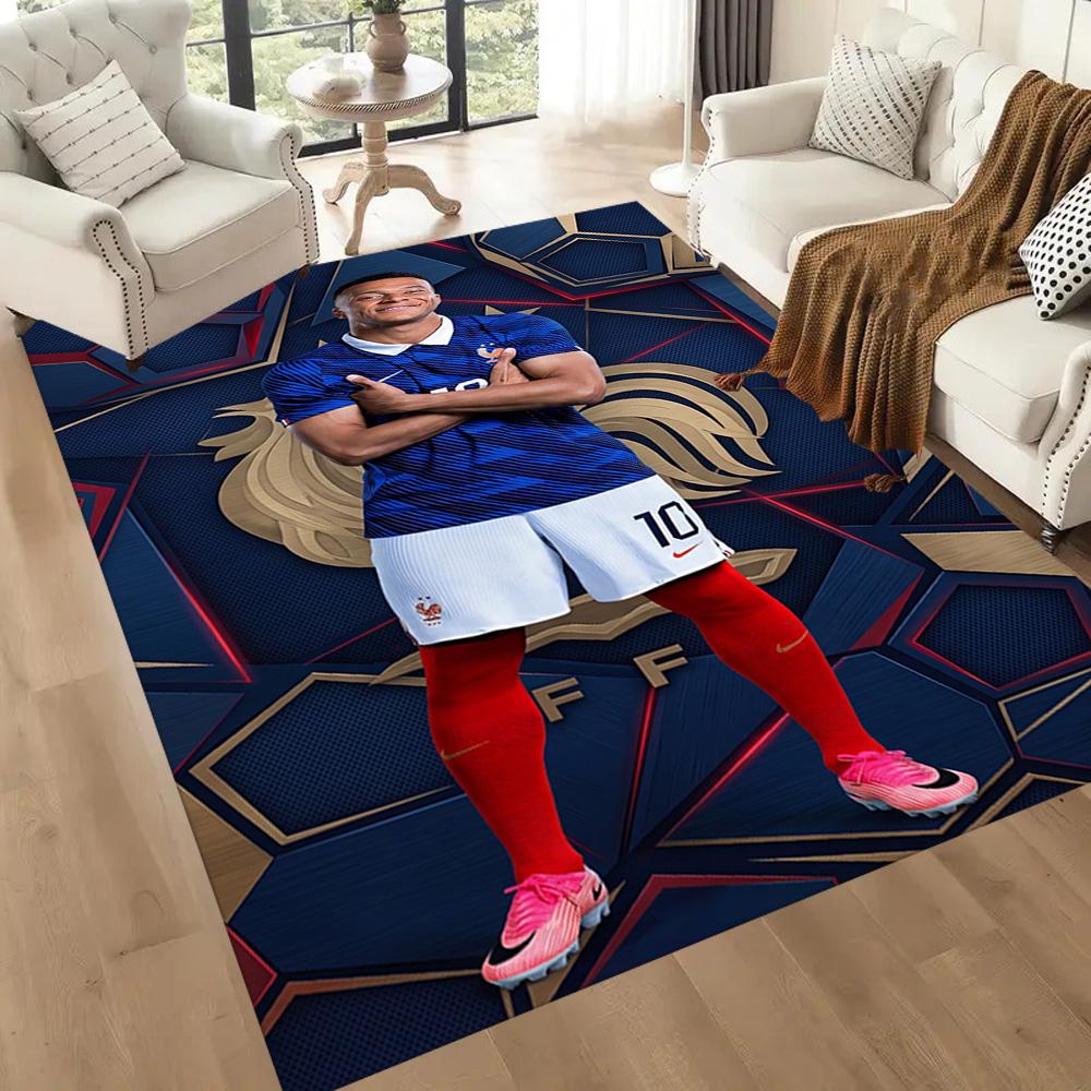 Mbappe 171 Floor Rug Office Rug Perfect for Dormitory Outdoor Dining Room Bedrooms Antislip Carpet Office home decor