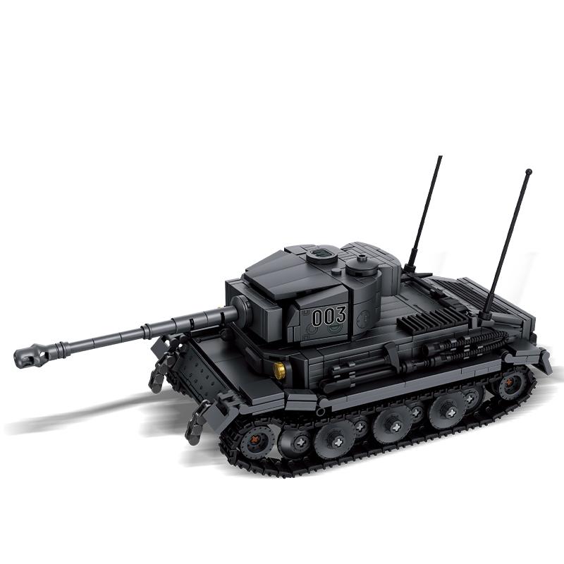 Military War Series Building Blocks Set Sturm Tiger(P) Tank Model DIY Kids Toys Boy Birthday Gift