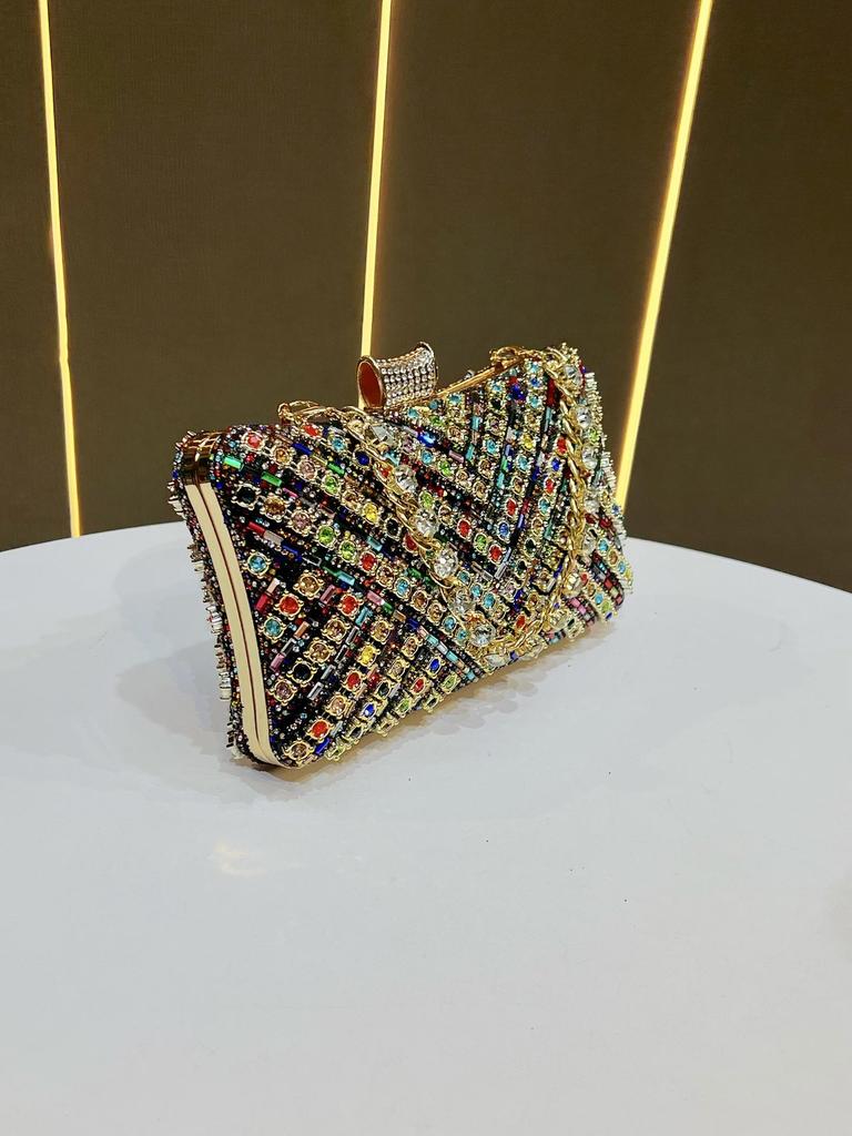 2025 Exquisite Rhinestone Evening Bag - High-End Luxury Party Handbag