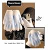 Rhinestone Snowflake Knitted Gloves Full Finger Thick Warm Winter Gloves  Cold Weather