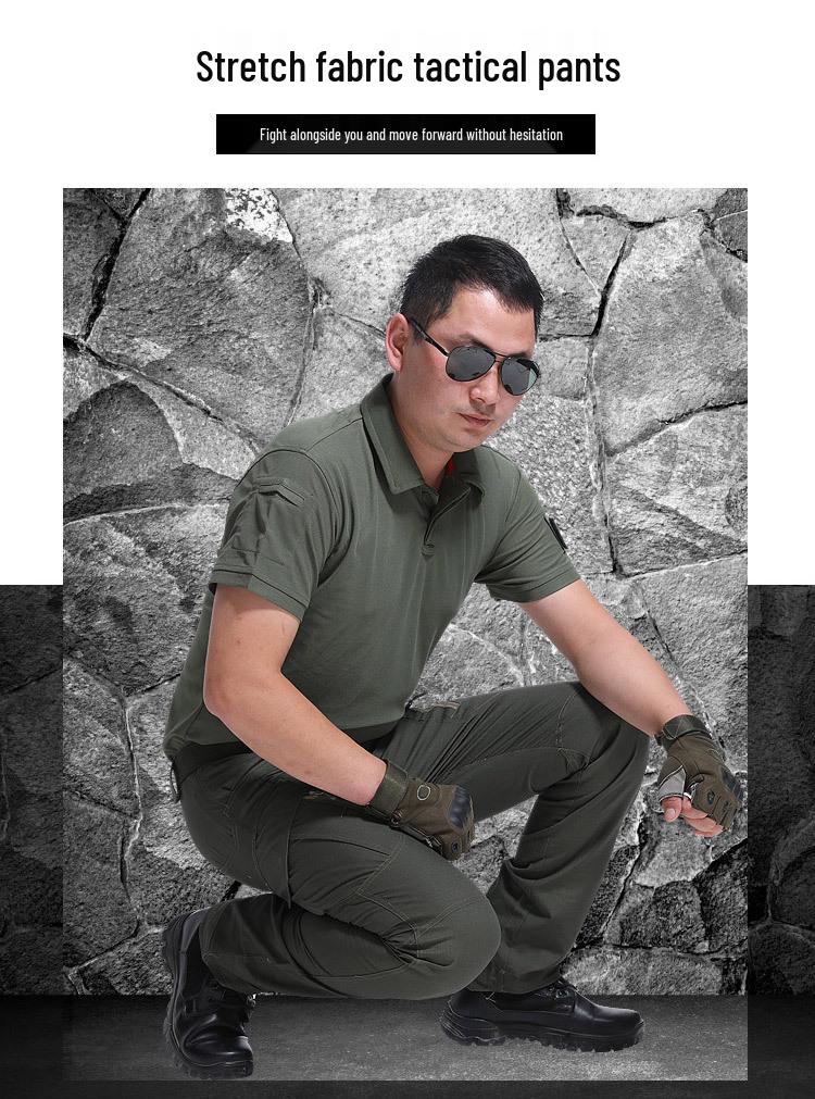 Quick-Dry Elastic Tactical Pants for Summer: Mountaineering, Training, & Work