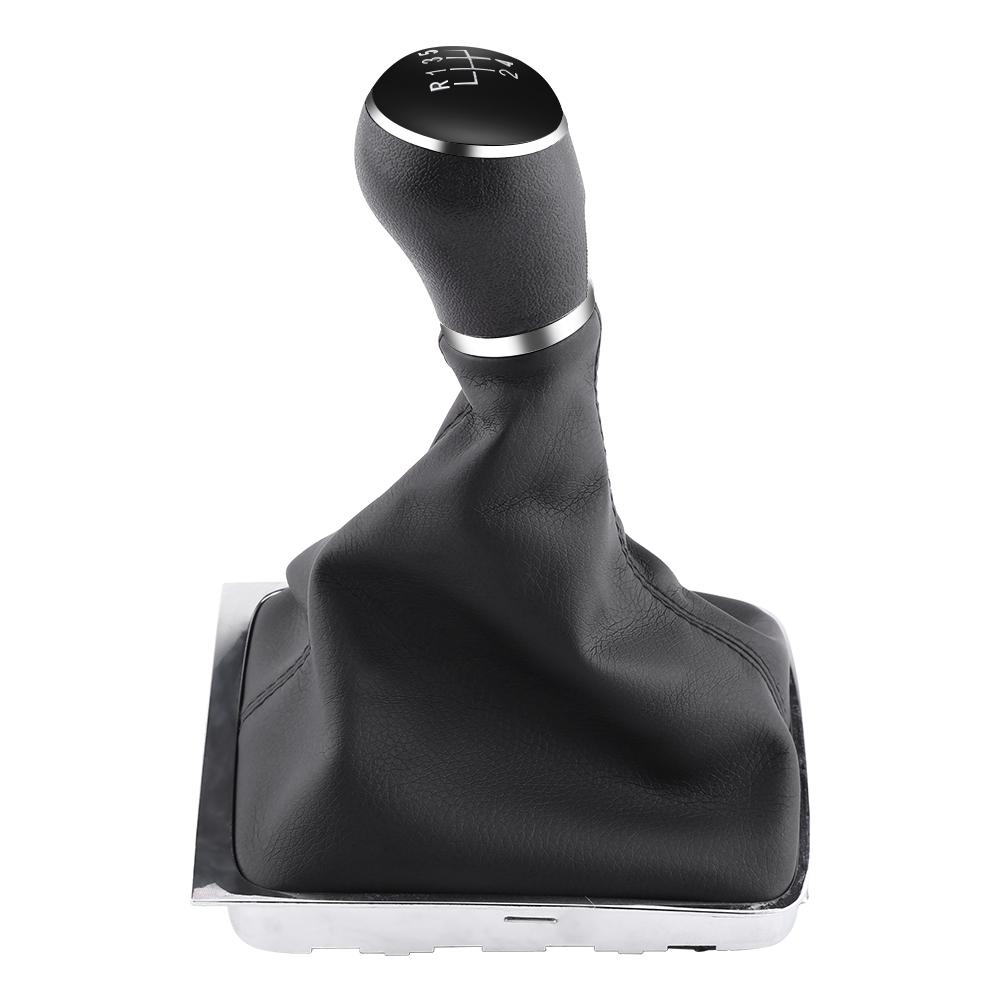 5 Speed Car Gear Shift Knob Gearstick Gaiter Boot Kit For  Passat B7 2011 2015