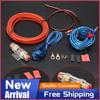 1500W Car Audio Speakers Wiring Kit 8GA 60AMP Subwoofer Amplifier AMP Wiring Fuse Holder Wire Cable Vehicle Modification Parts