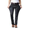 2024 Spring New Business Jeans Men's Mid Waist Straight Leg Casual Loose Long Pants