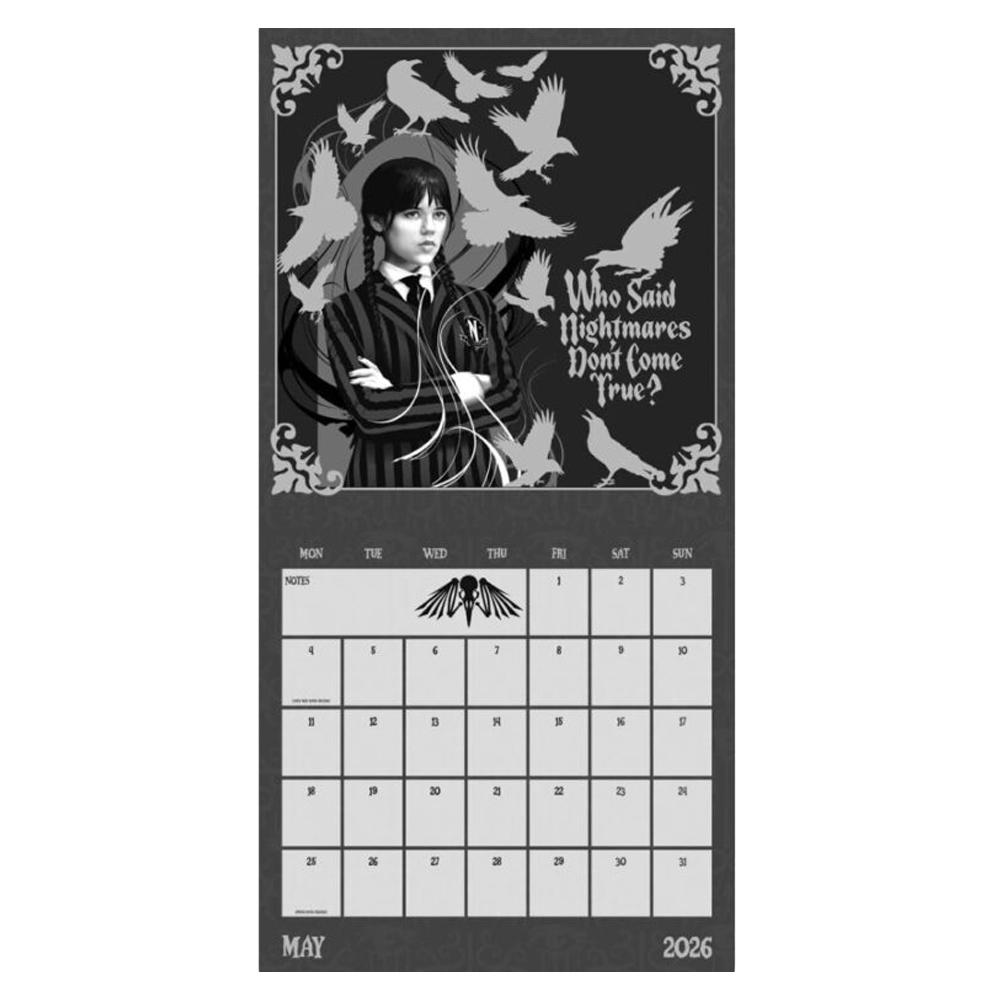 Wednesday 2026 Square Wall Calendar