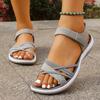 Flat-soled Sandals Fashionable Outer Wear Soft-soled Non-slip Beach Sandals Women