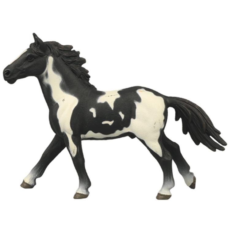 Cross-Border Quarter Horse White Pony Model Toy with Scene Accessories for Early Education