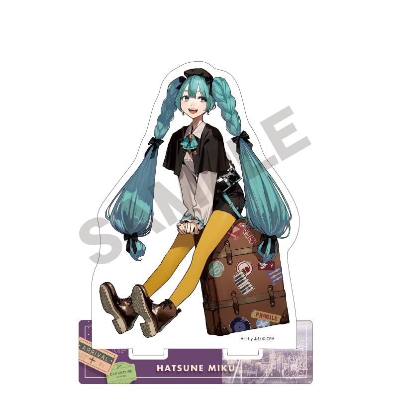 

Акриловая подставка Hatsune Miku фиолетовая
