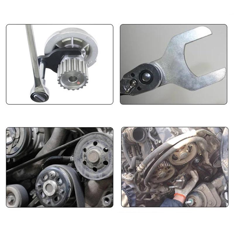 41/46mm Klíč na vodní pumpu pro Pro GM 1.6L Napínák rozvodového řemene Nástroj pro demontáž Klíč pro nastavení kola rozvodové pumpy automobilu
