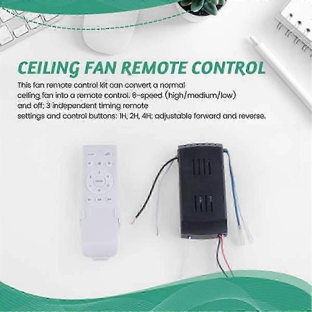 Kit telecomando per ventilatori da soffitto DC 40W 6 velocità