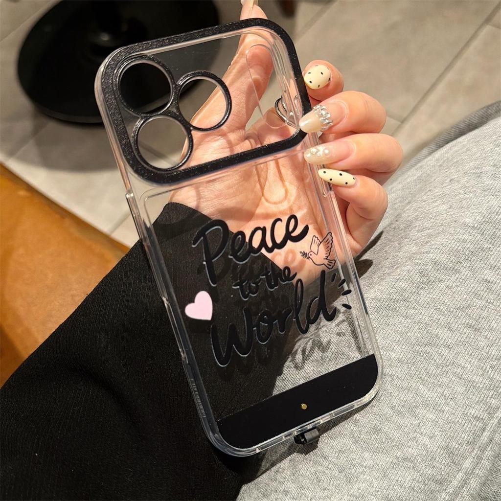 Incoming Call Flash Black iPhone Case for iPhone 14/13/12/11/XR and 17/16/15PROMAX