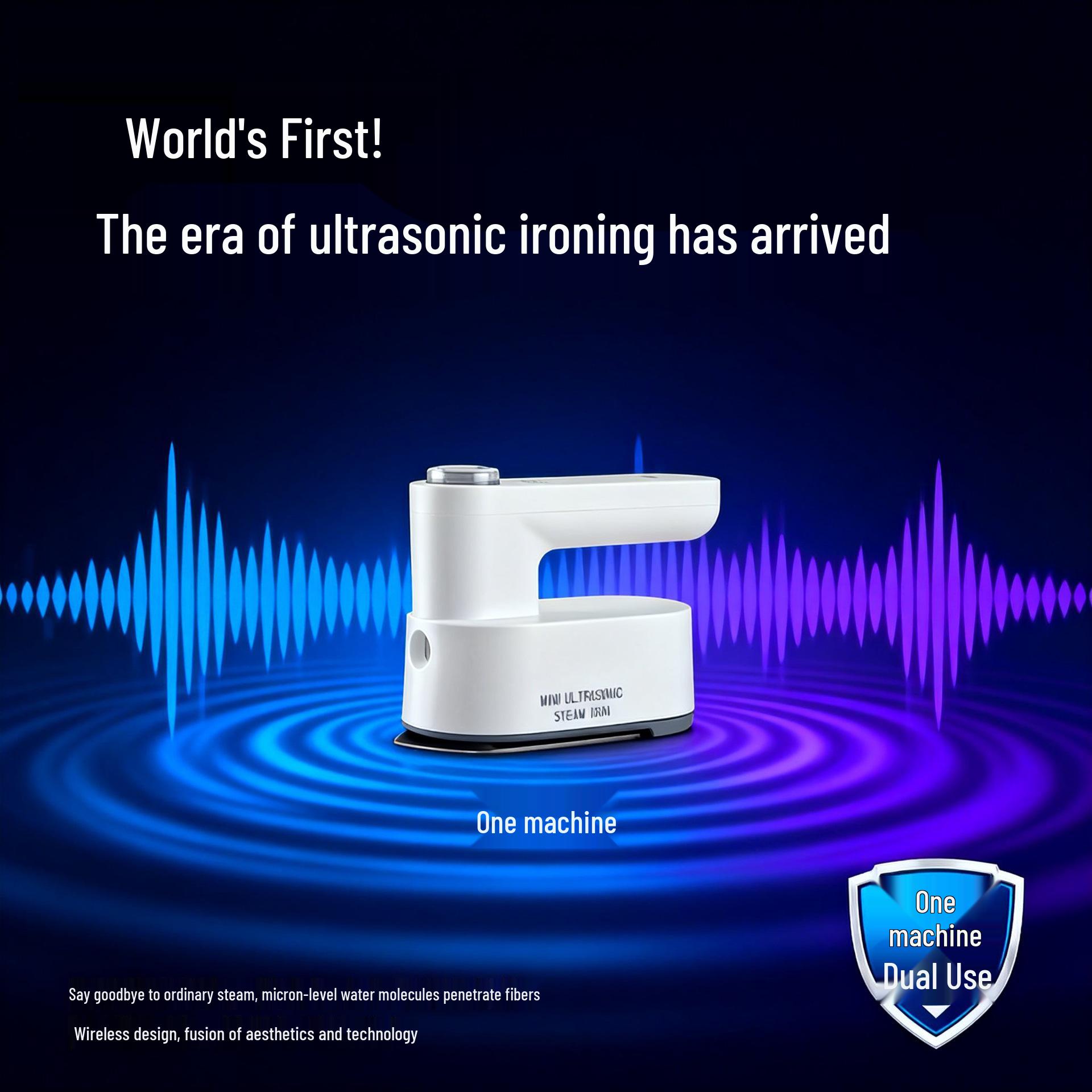 

Portable Mini Wireless Electric Iron for Home and Travel - Dry & Wet Use White Chinese Version