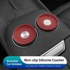 2Pcs Car Coaster Water Cup Slot Non-Slip Pad Auto Interior Accessories For Mercedes Benz AMG A B C E G CLA GLA W211 W212 W214 II2