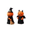 Cross-border Halloween Pumpkin Festival Decor: Ghost & Witch Resin Figurines