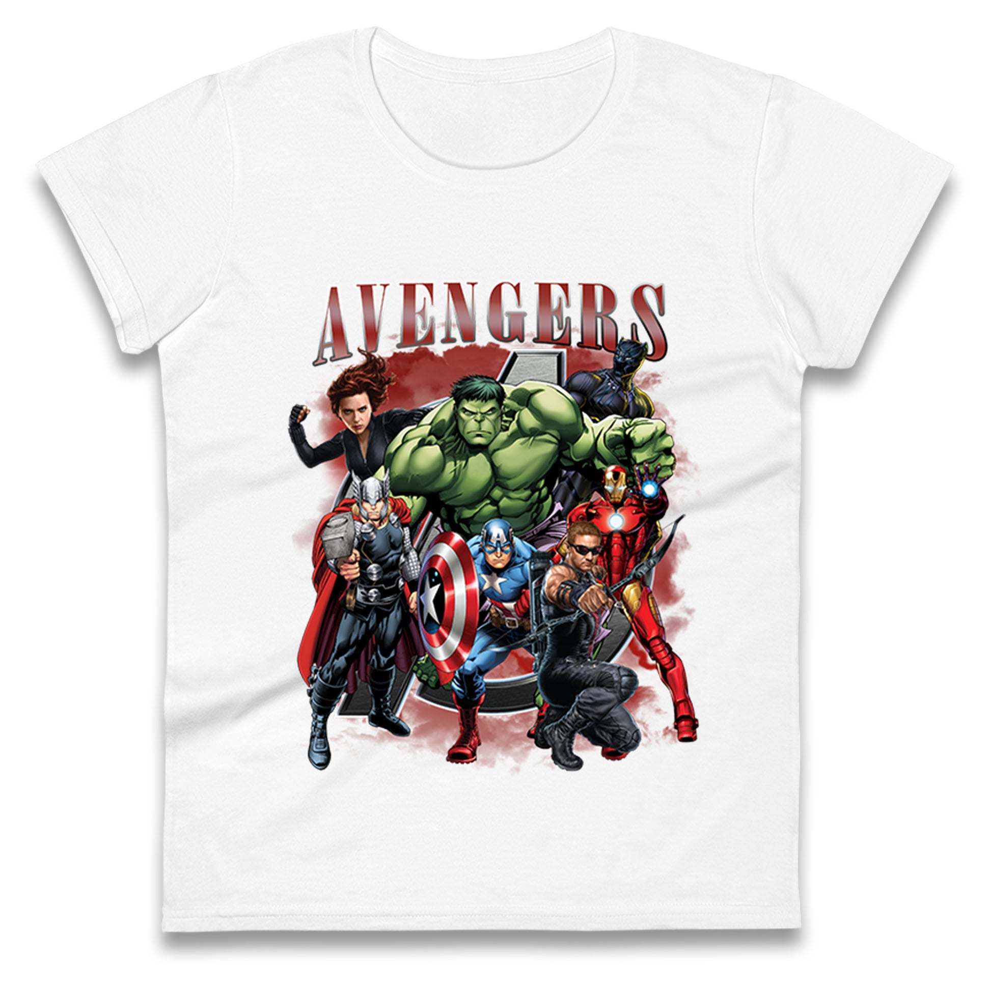 Avengers Superheroes Bootleg Womens T Shirt Mens Tops Tees Unisex 3XL