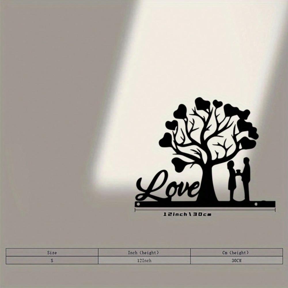 Couple Silhouette Metal Wall Art Gentleman Style Powder Coated Home Office Decor Durable Gift TY-101000