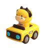Cartoon-Autos, Kinder Spielzeug Figur Reibungsspielzeug Kein Akku Schieben Los Gleitende Fahrzeuge für Alter 1-3, Spaß für Babys für Feinmotorik
