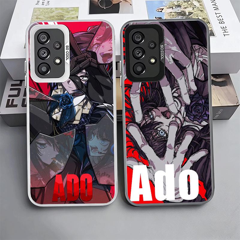 Ado Cartoon K-Kyogen X Uta Soft Phone Case for Samsung A17 A16 A15 A14 A13 A57 A56 A55 A54 A53 A37 A36 A35 A34 A33 A26 A25 A24 A