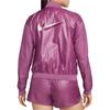 Nike Cropped Coats Women's Purple Baseball Collar Moderate DD6848-507