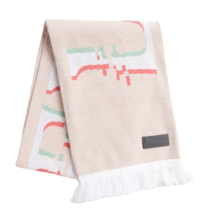 

ШАРФ LIBERE KOREA GLITCH LOGO / ЦВЕТ СЛОНОВОЙ КОСТИ FREE