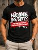 Nuchtern Ins Bett Graffiti Red Quote Panel With Drips And Arrow Loud Gerunisex Humor For Night Unisex All Tshirt