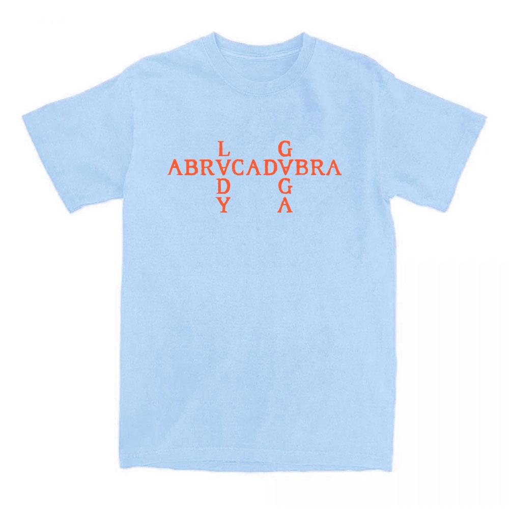 Abracadabra Lady Gaga Mayhem Album Tshirts Short Sleeve Round Neck Women Tshirt Cotton Tees Camisetas Casual Hip Hop Streetwear