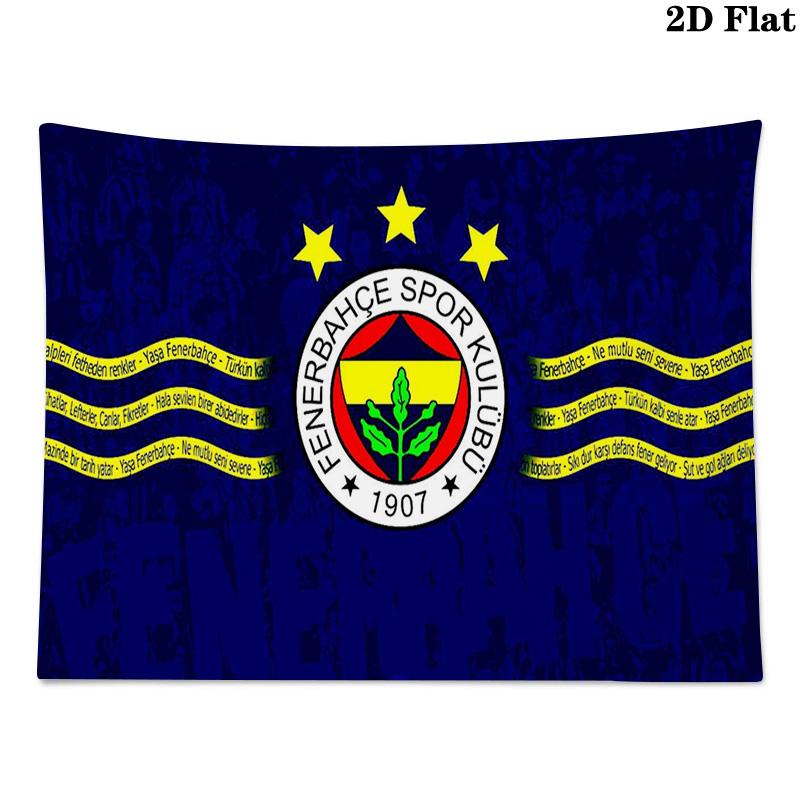 Fenerbahce sk Wall Tapestry Aesthetic Wall Hanging Printed Fabric Blanket Decorative Tapestries for Bedroom Living Room Home Decor