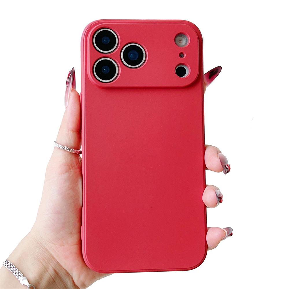  For iPhone 17 16 15 14 13 11 12 Pro Max Mini Air Ultrathin Non-Slip Cover Green Case Camera Protector Lens Simple Phone Case