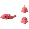 Bite Resistant Cat Toy Silicone Material Treat Dispenser Self Play Fish Cat Toy  Pet Training