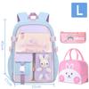 New School Bag Primary Back Pack For Girls Children Backpack Large Capacity Bookbag Waterproof Bags Multiple Pockets Schoolbags