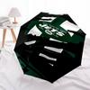 Printed New York Jets logo Folding Umbrella,Outdoor,Leisure,And Travel Umbrella,Durable Umbrella Fabric,Birthday And Holiday Gift